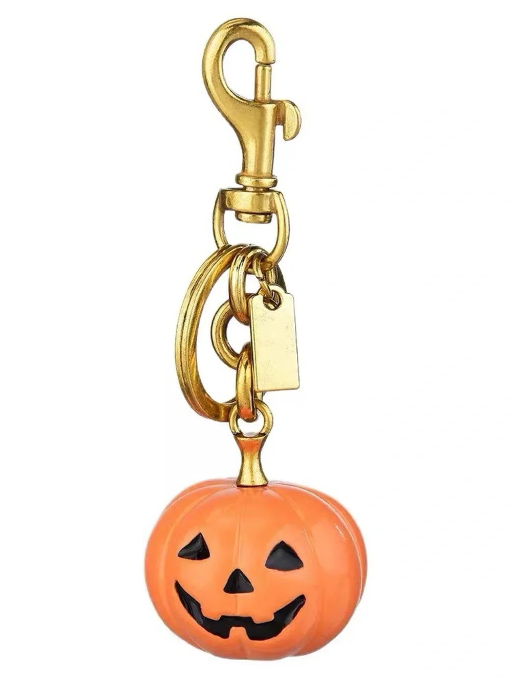 Halloween Skull Head Pumpkin Shape Keychain Cute Hanging Key